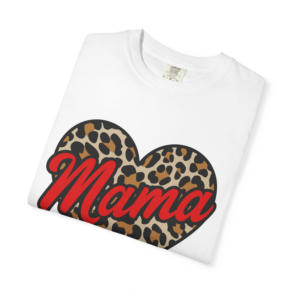 Leopard Heart Mama T-Shirt