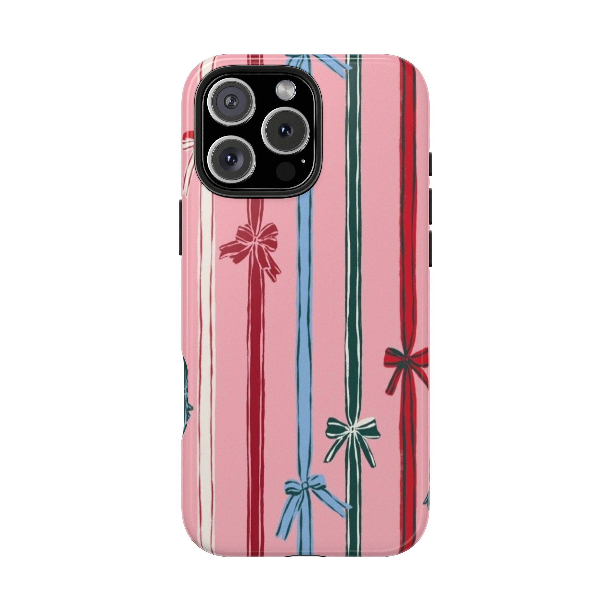 Holiday Bow Pattern Tough Phone Case