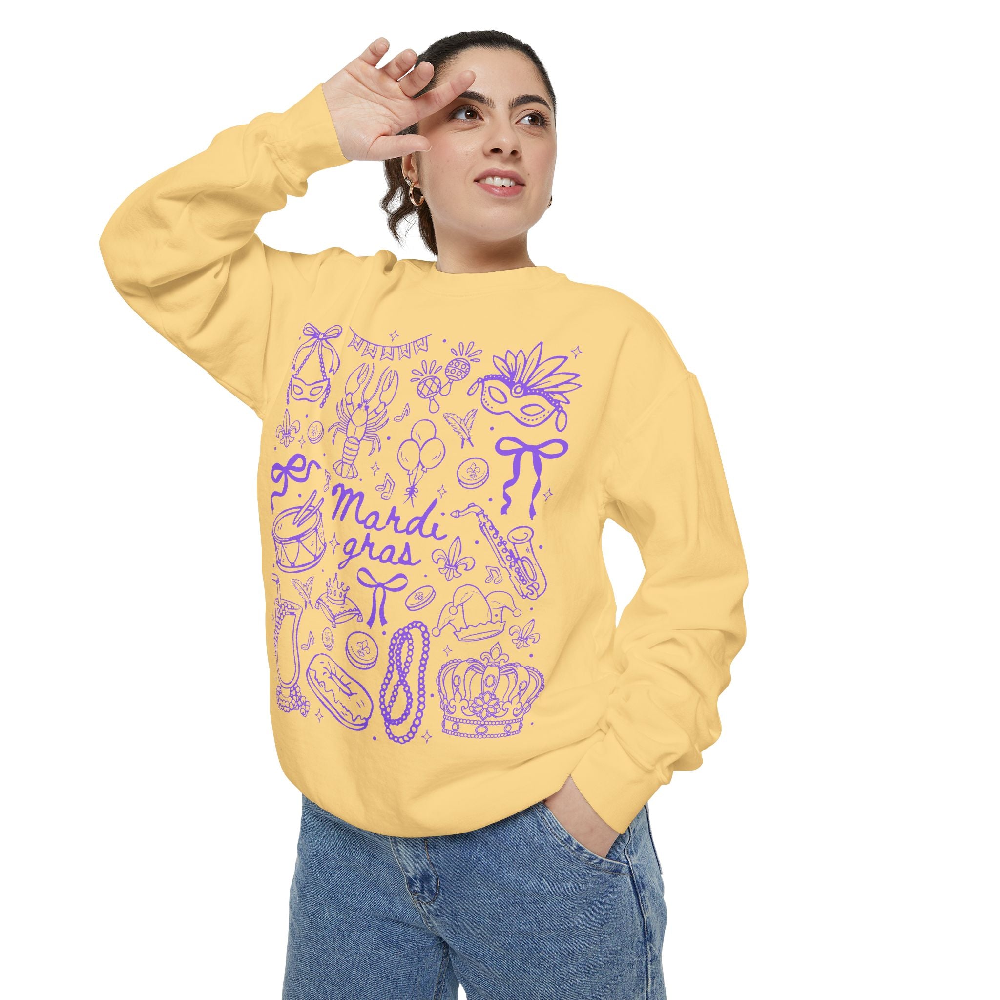 Mardi Gras Charm Sweatshirt