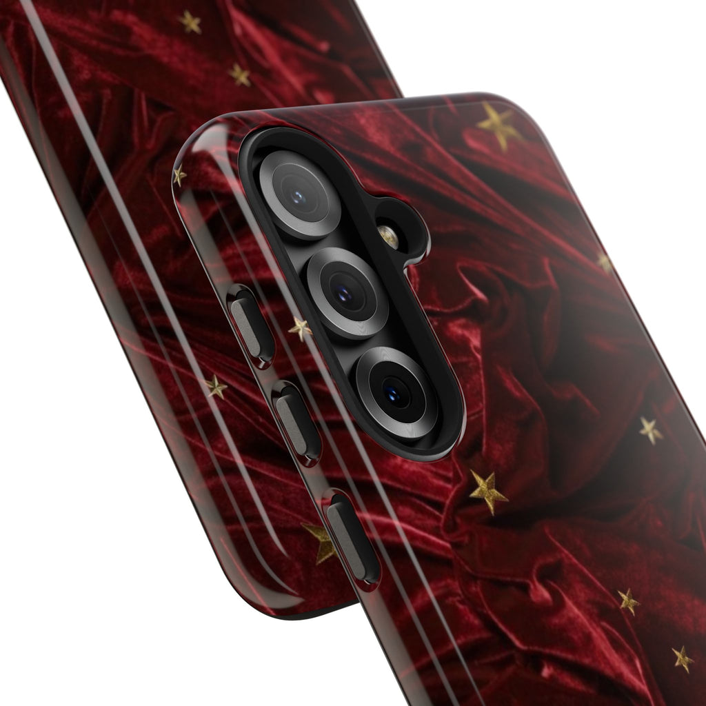 Holiday Velvet Star Tough Phone Case