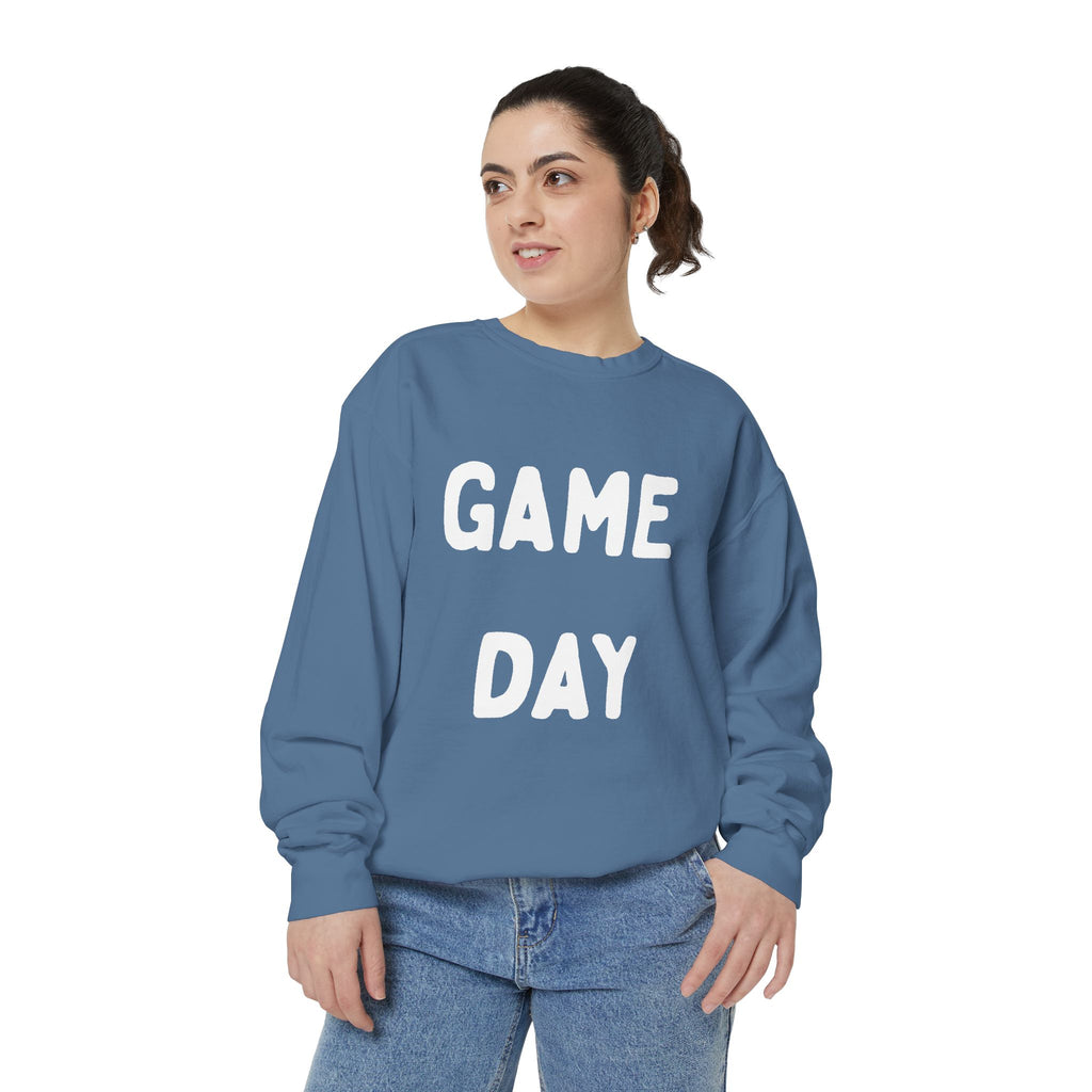 Game Day Unisex Garment-Dyed Sweatshirt