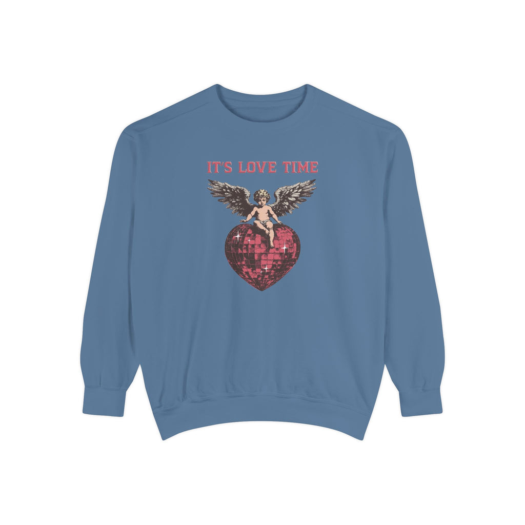 Valentine Angel Love Time Crewneck