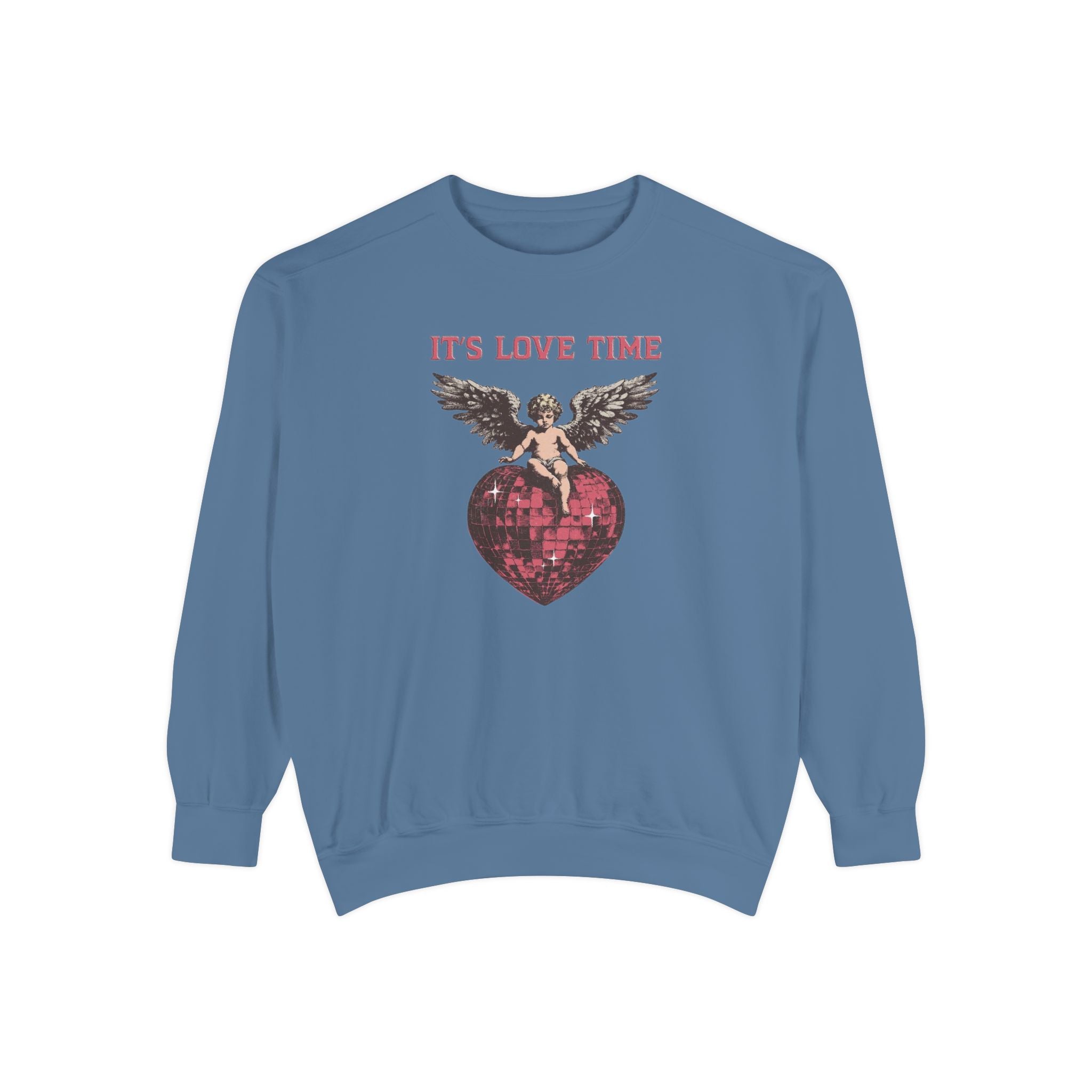 Valentine Angel Love Time Crewneck