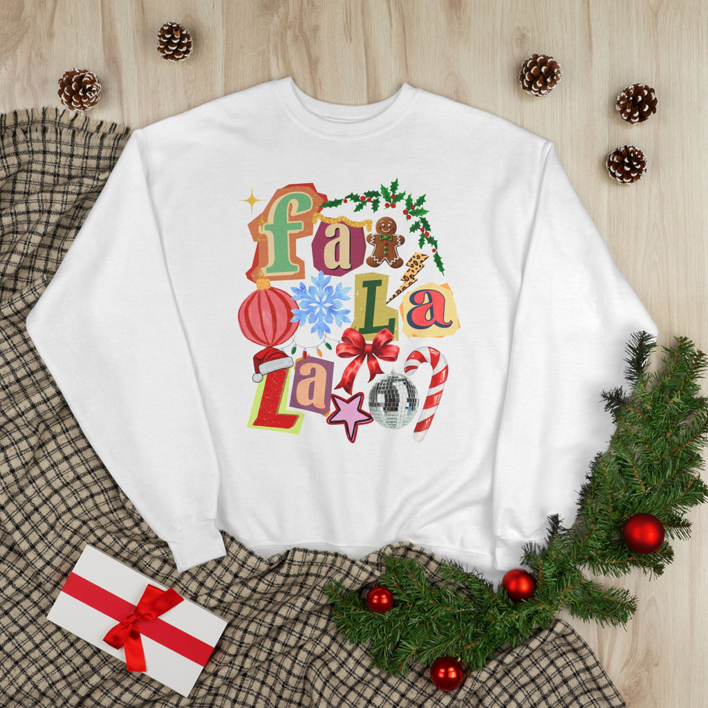 Festive Fa La La Eco-Friendly Sweatshirt