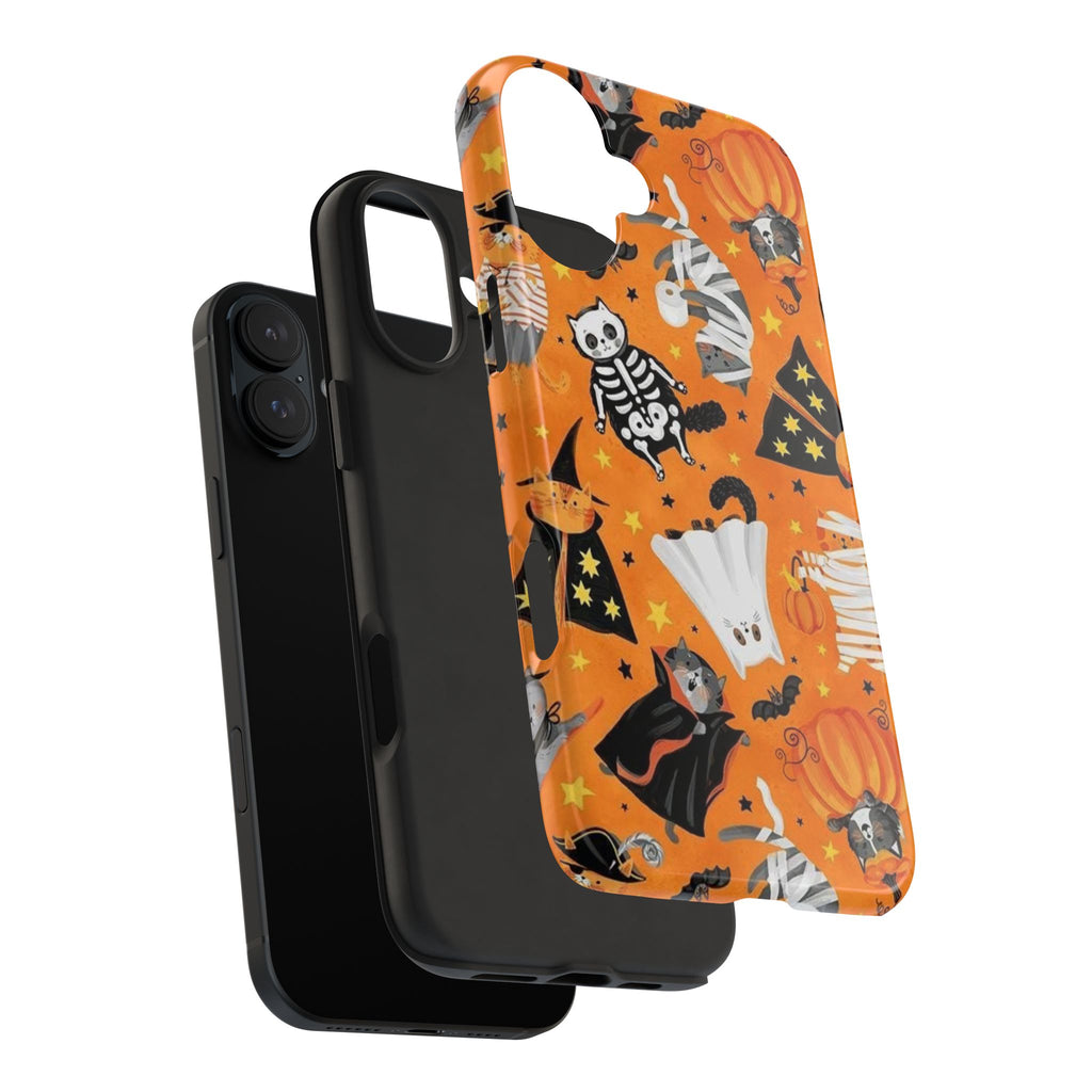 Spooky-Cat Halloween Tough Phone Case