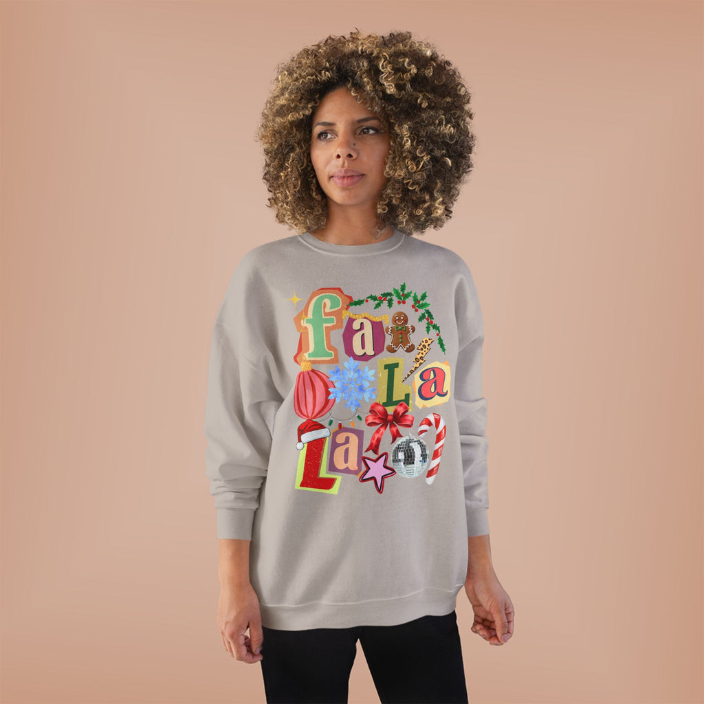 Festive Fa La La Eco-Friendly Sweatshirt