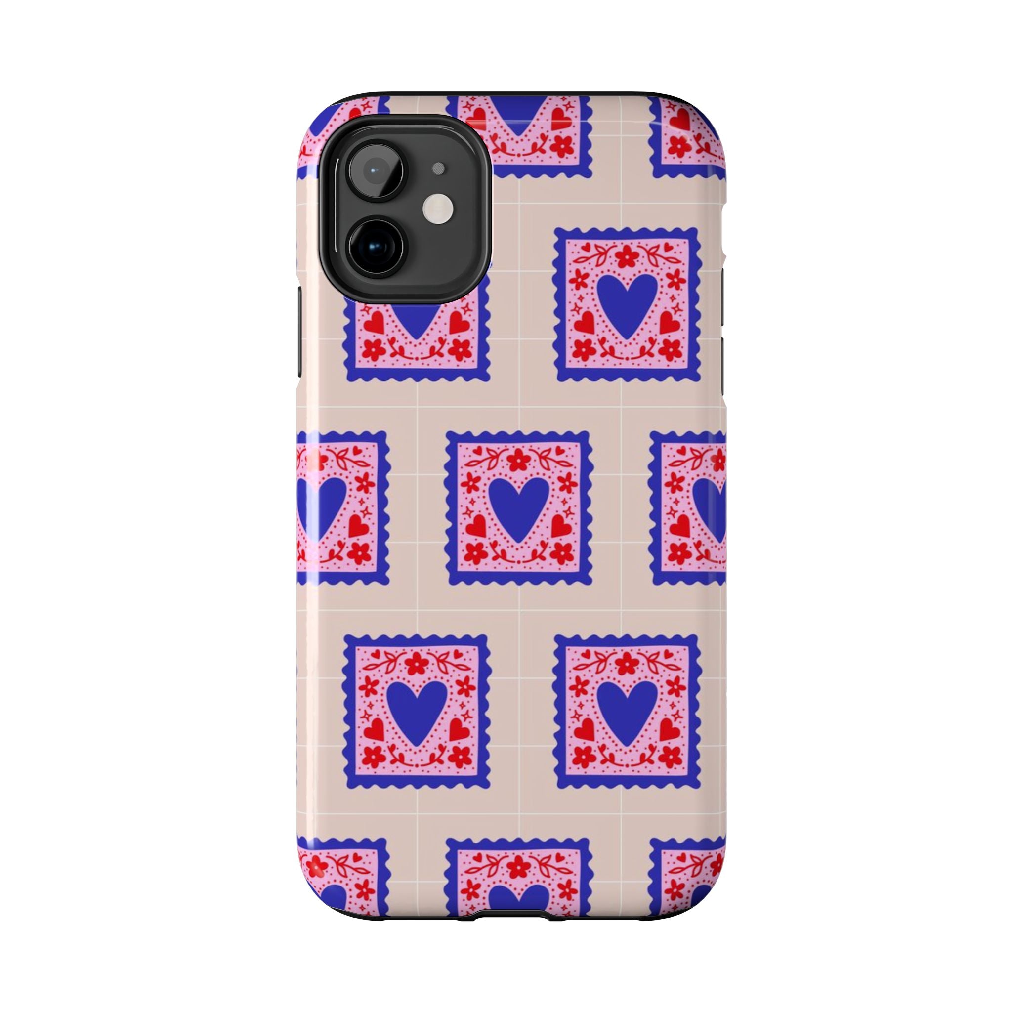 Heart Stamp Tough Phone Case