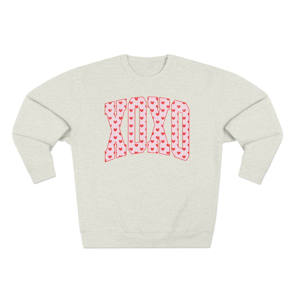 XOXO Heart Pattern Sweatshirt