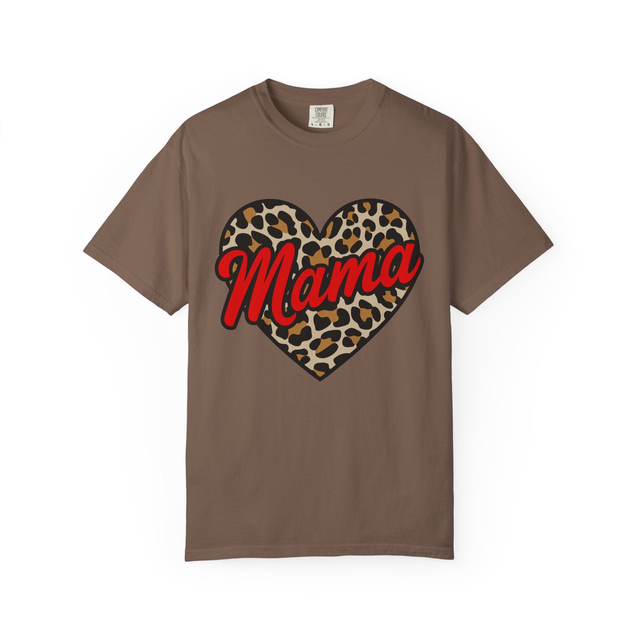 Leopard Heart Mama T-Shirt