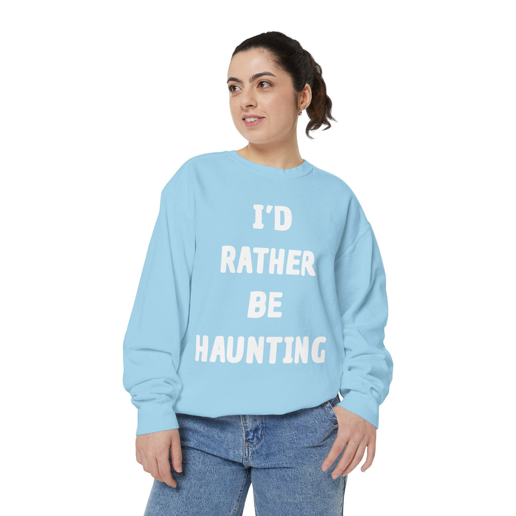 Haunting Halloween Garment-Dyed Sweatshirt