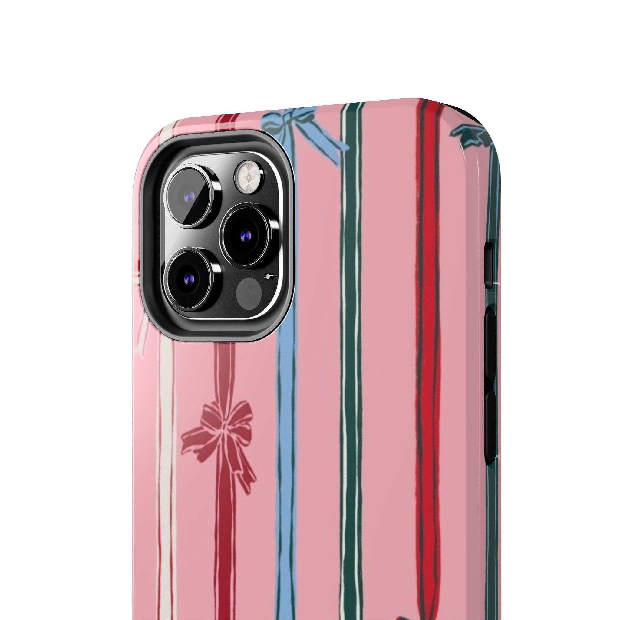 Holiday Bow Pattern Tough Phone Case