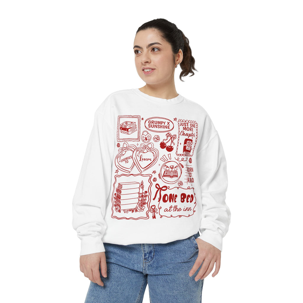 Book Trope Garment-Dyed Sweatshirt