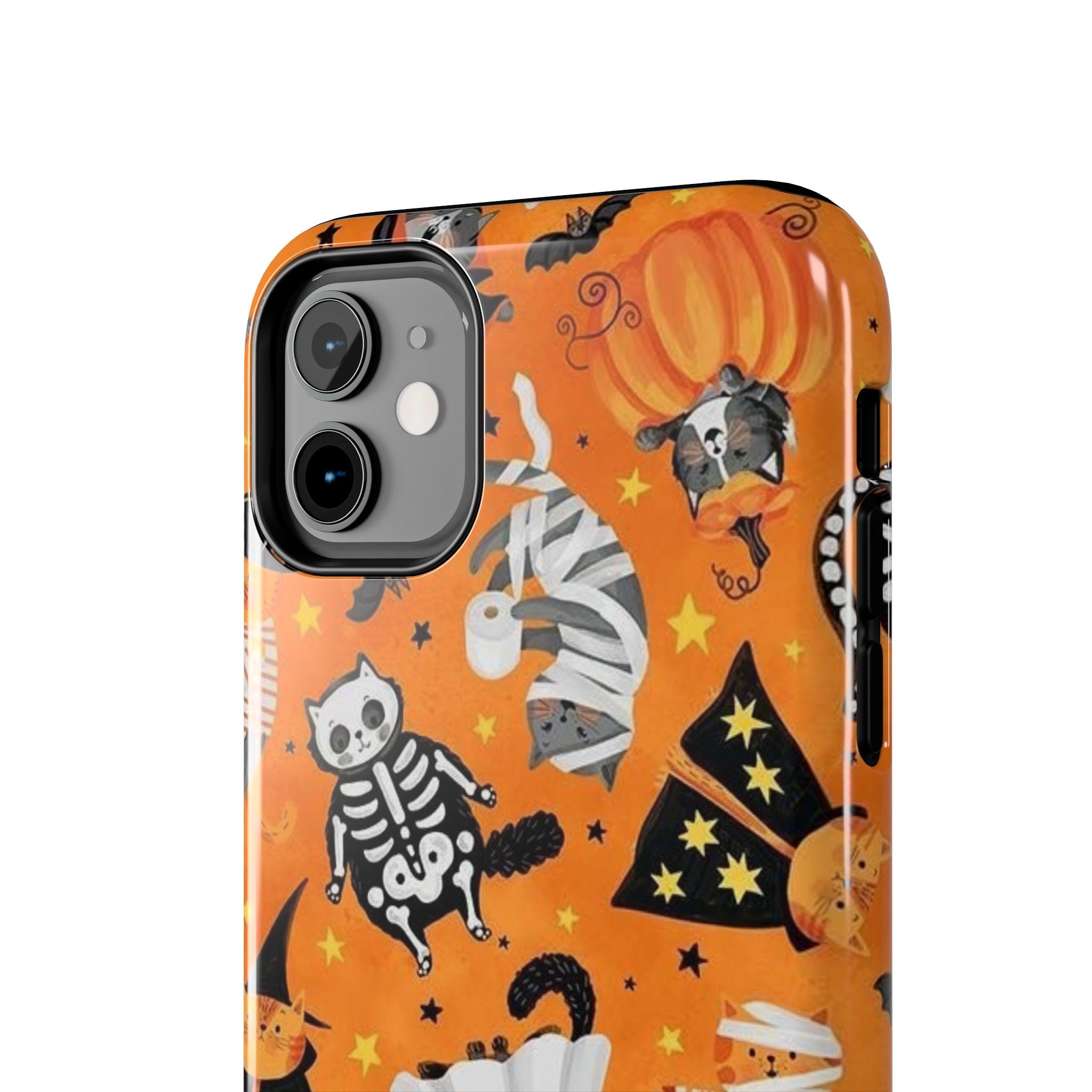 Spooky-Cat Halloween Tough Phone Case