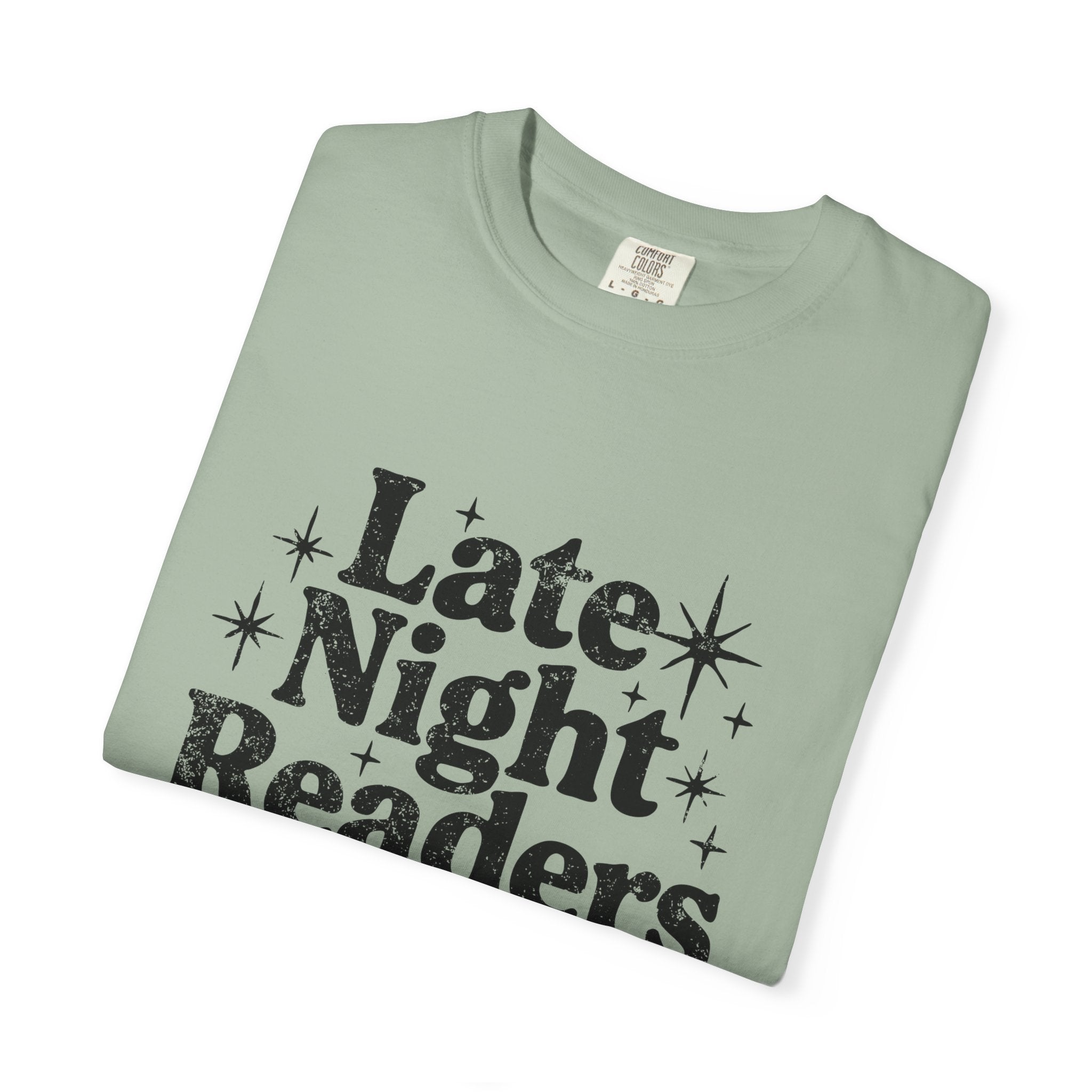 Late Night Readers Club Unisex T-Shirt | Cozy Book Lover's Tee for Night Owls, Perfect Gift for Readers & Bookworms