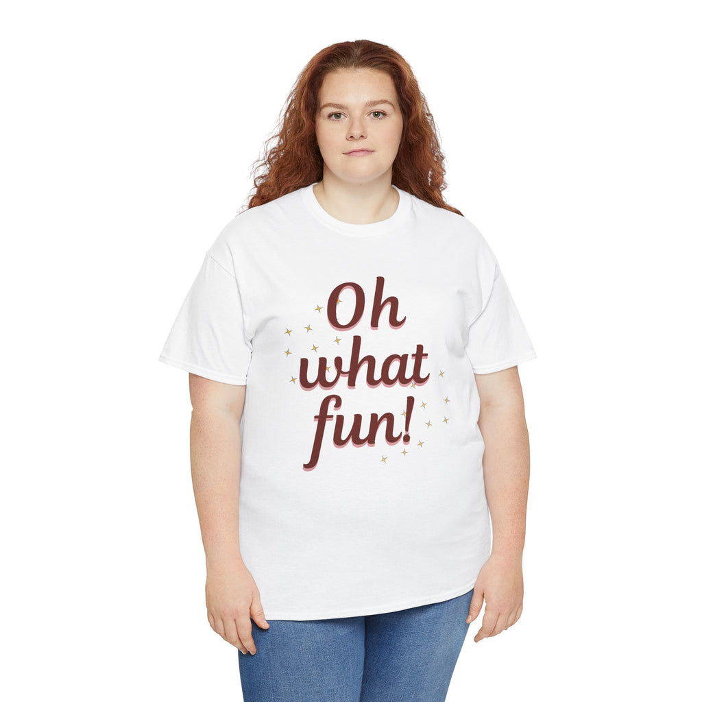 Oh What Fun Tee — Holiday Graphic Christmas T-Shirt