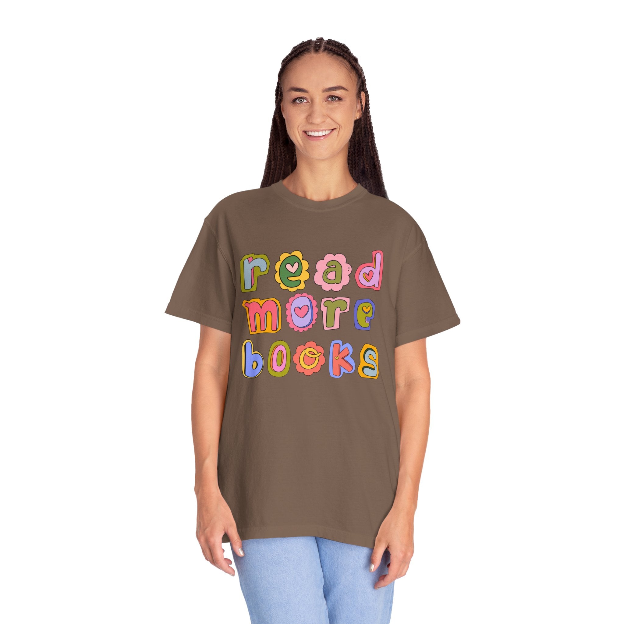 Colorful Read More Books T-Shirt