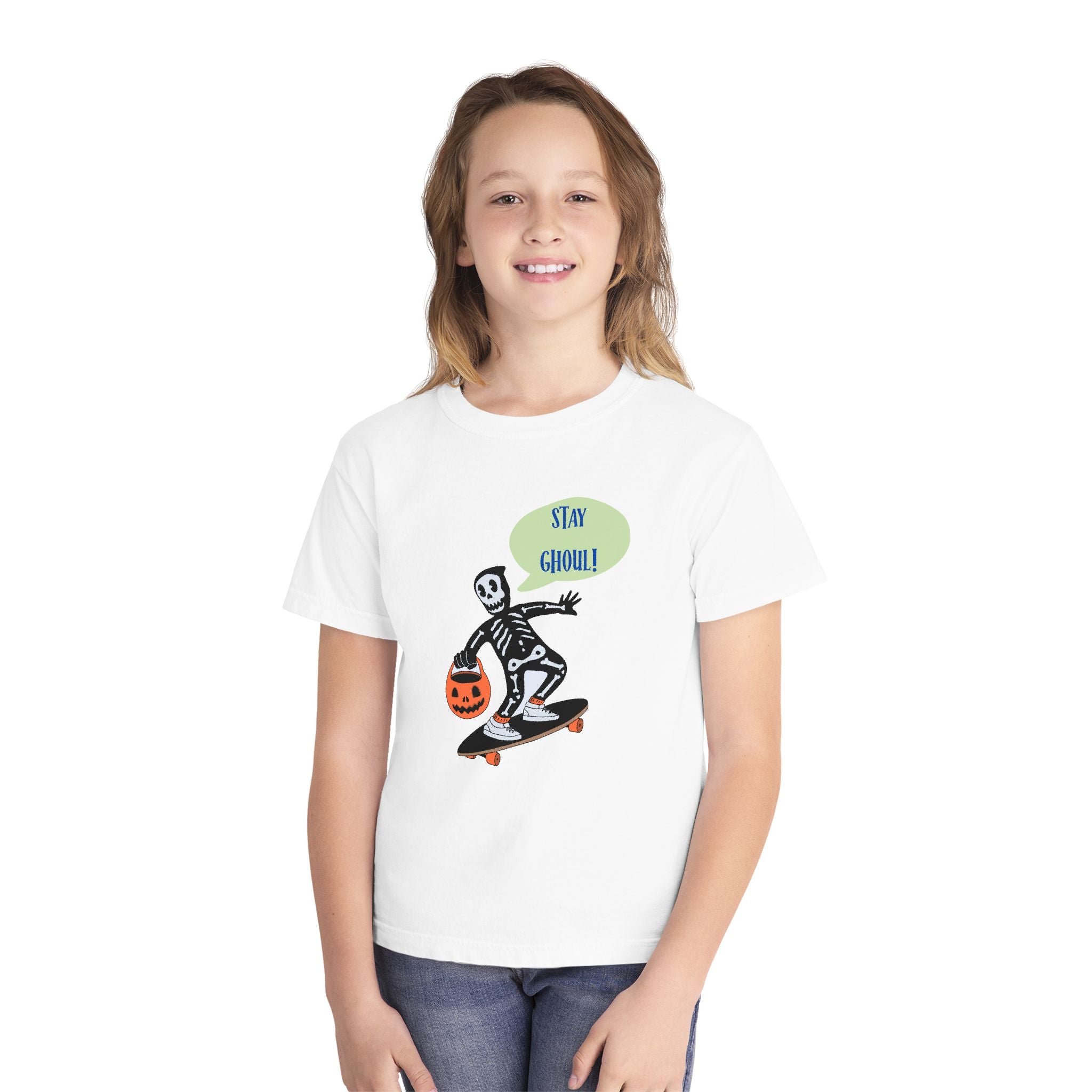 Youth Halloween Skateboard Tee | Stay Ghoul