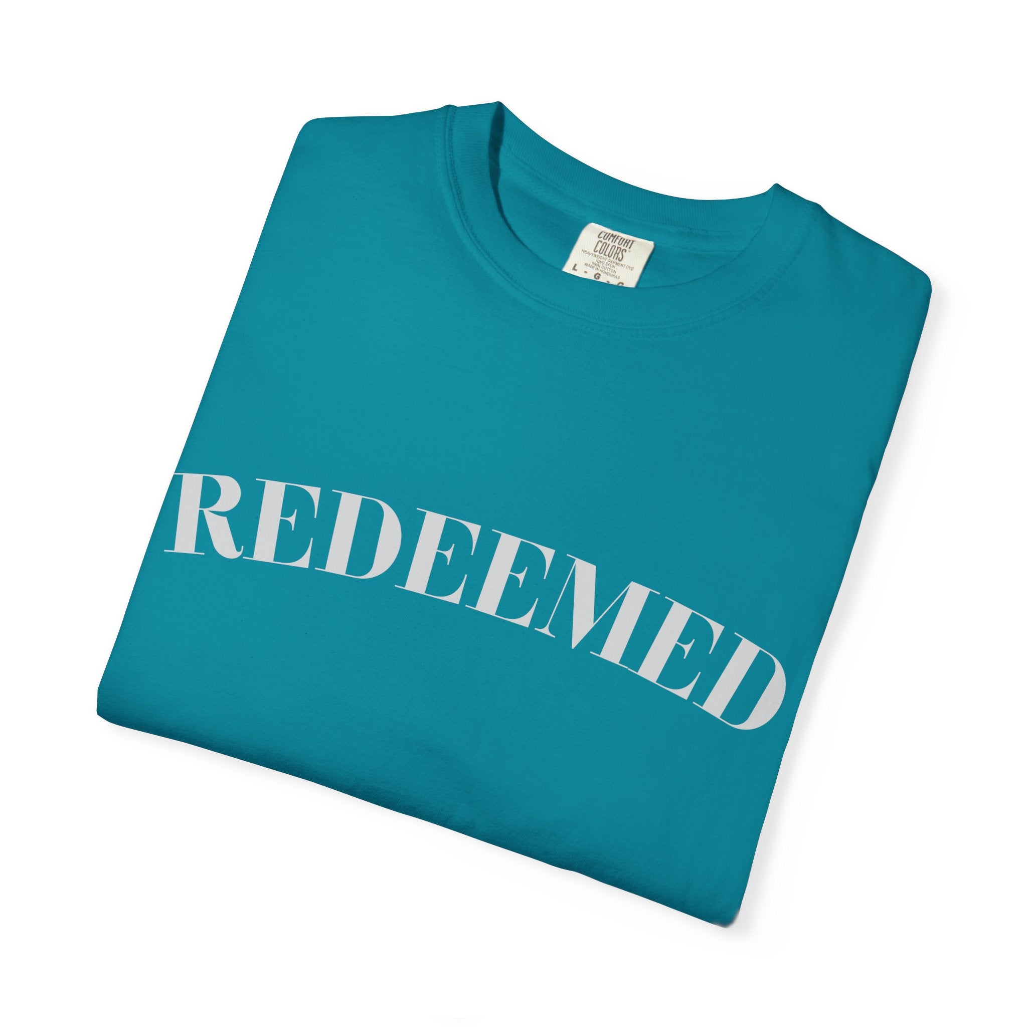 Redeemed Garment-Dyed T-Shirt, Christian Apparel