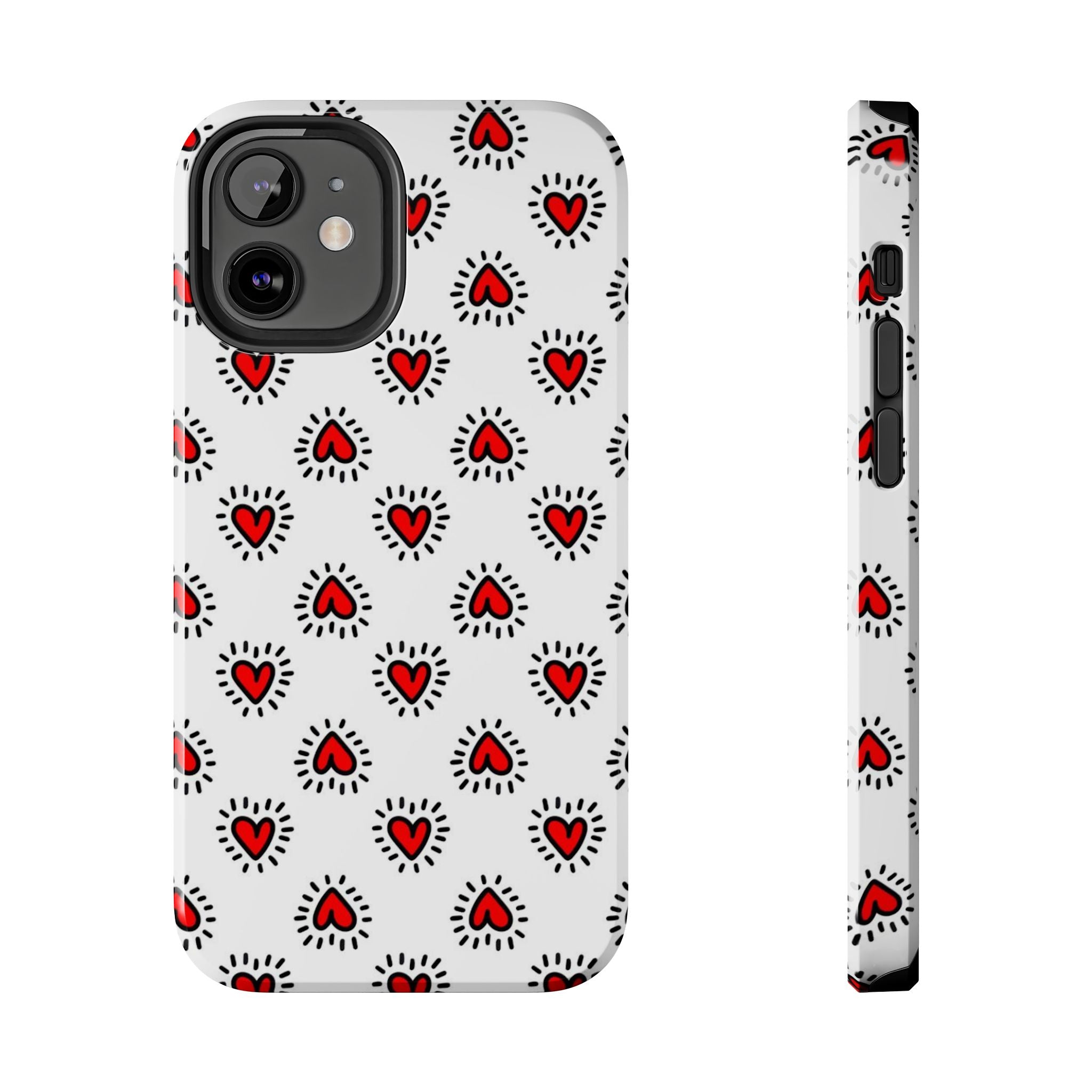 Heart Doodle Tough Phone Case