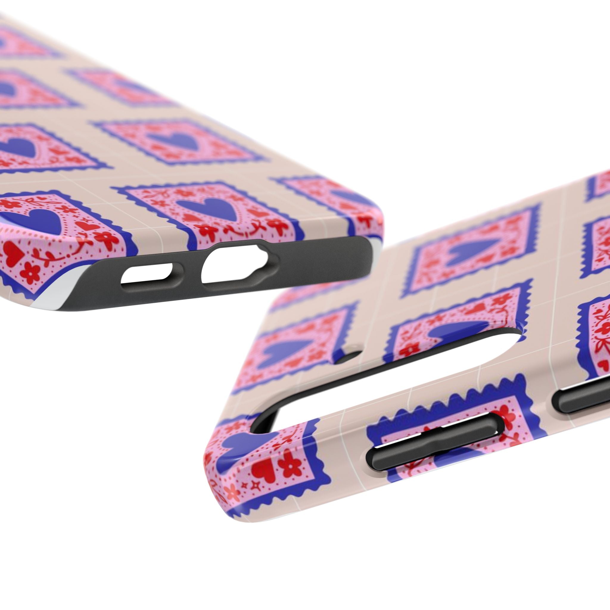 Heart Stamp Tough Phone Case