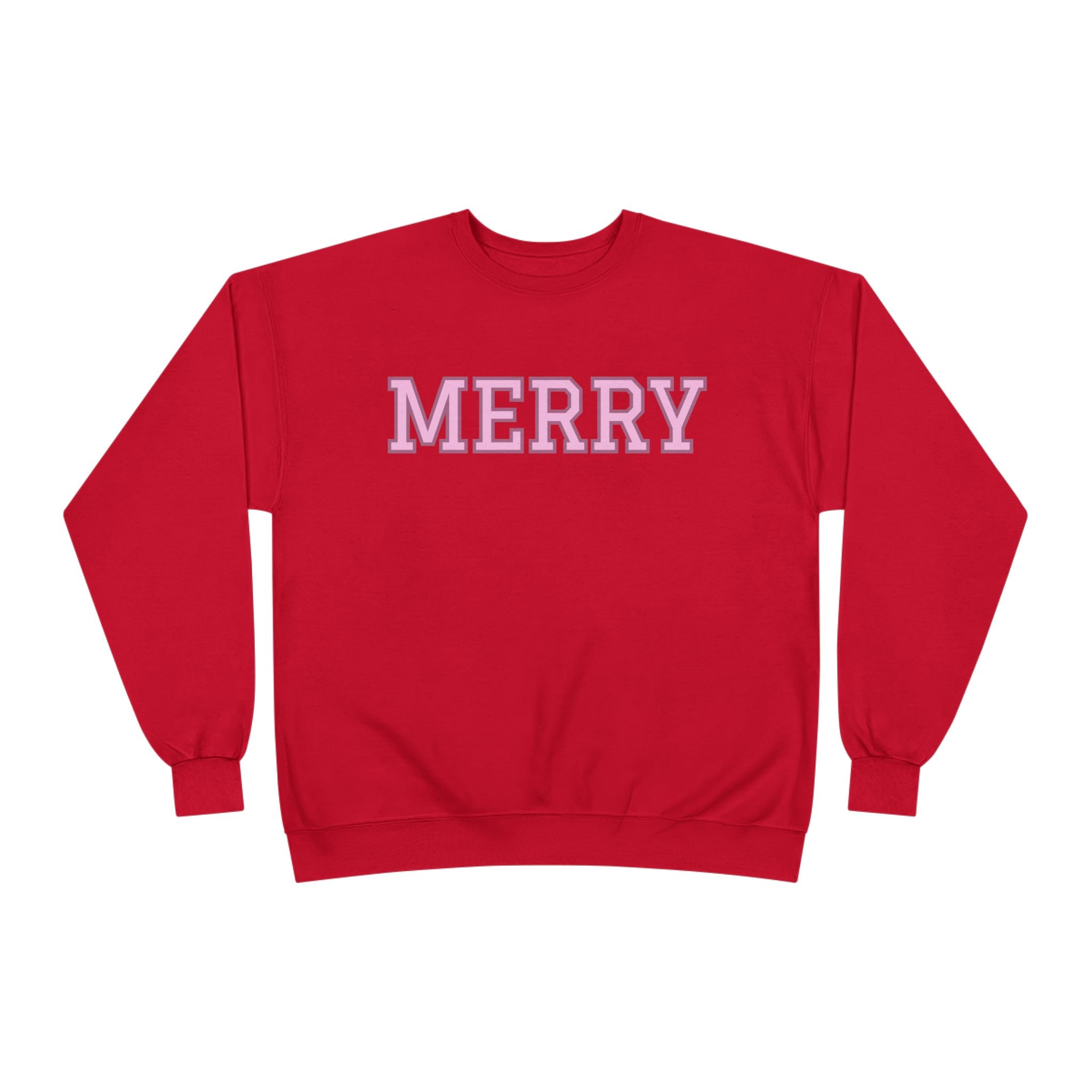 Merry Holiday Eco-Friendly Crewneck Sweatshirt