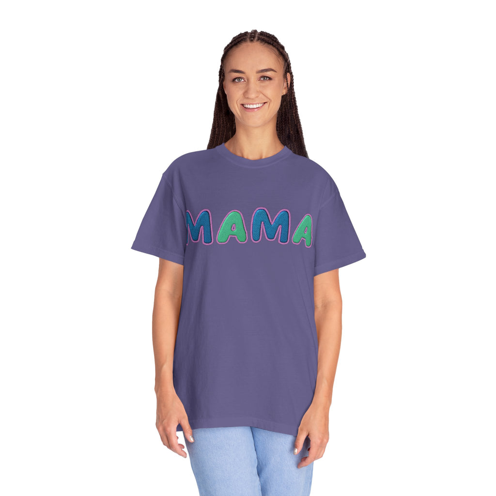 Mama T-Shirt, Garment-Dyed Top for Moms