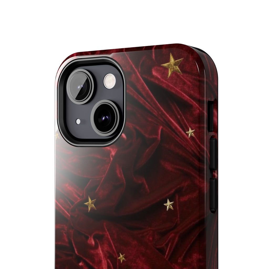 Holiday Velvet Star Tough Phone Case
