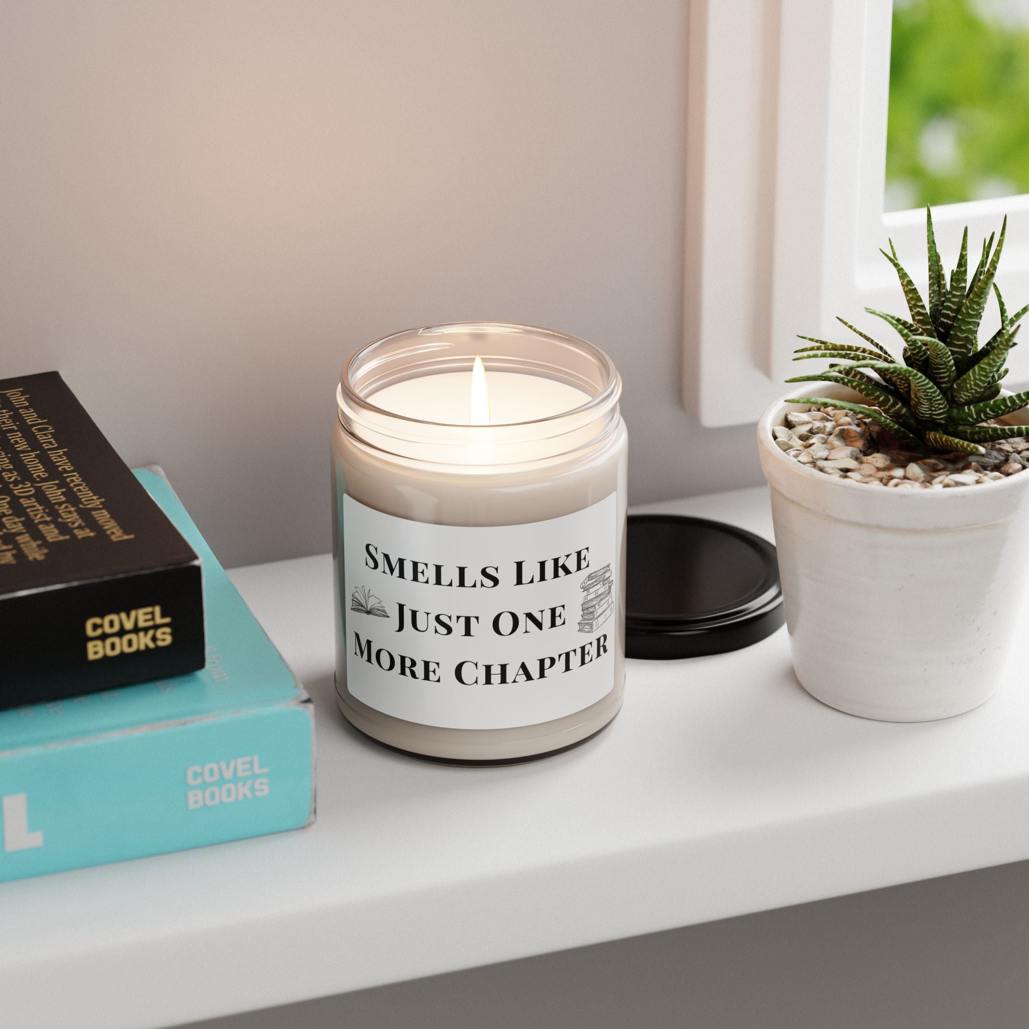 Scented Soy Candle - Smells Like Just One More Chapter | Relaxing Home Decor