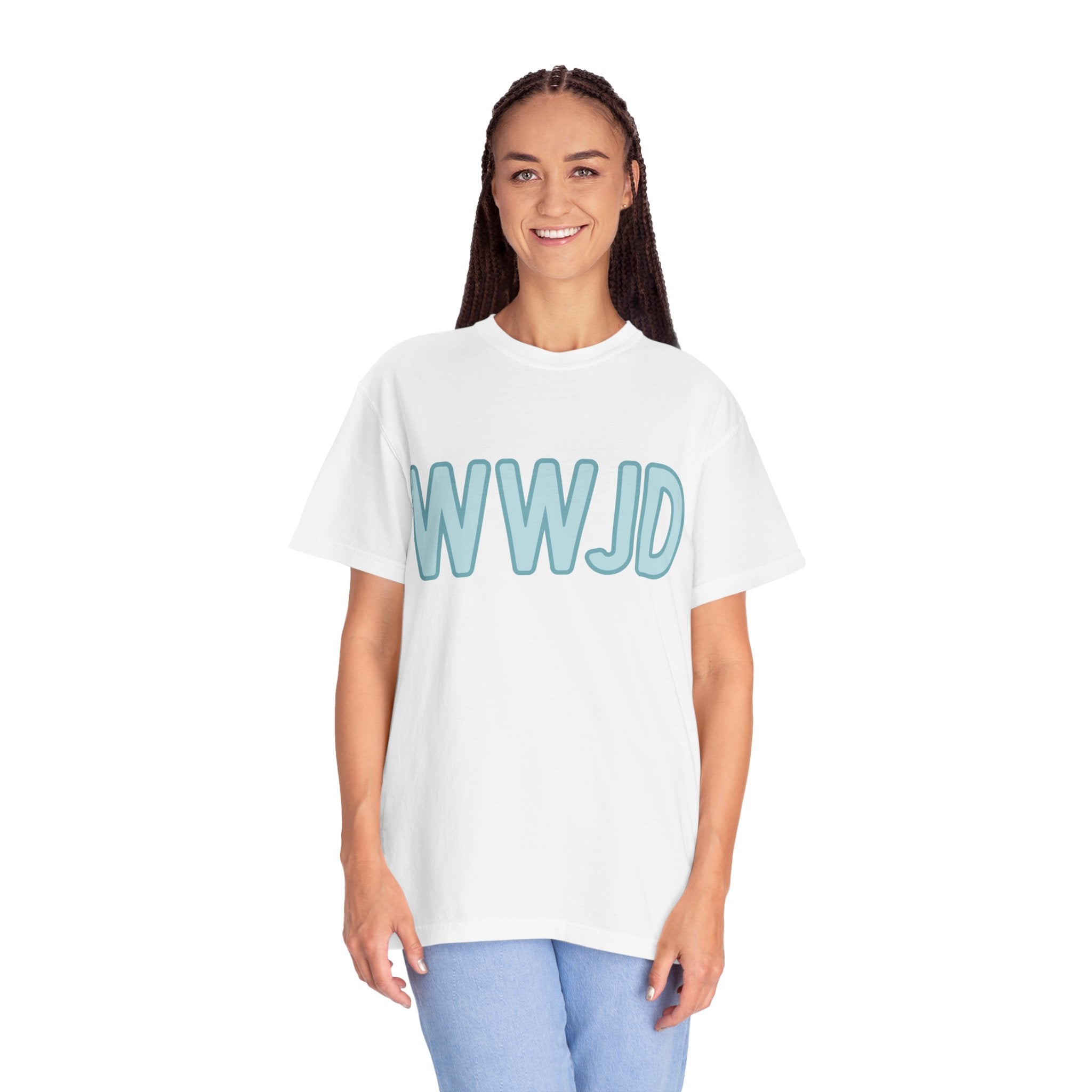 WWJD Unisex Garment-Dyed T-Shirt
