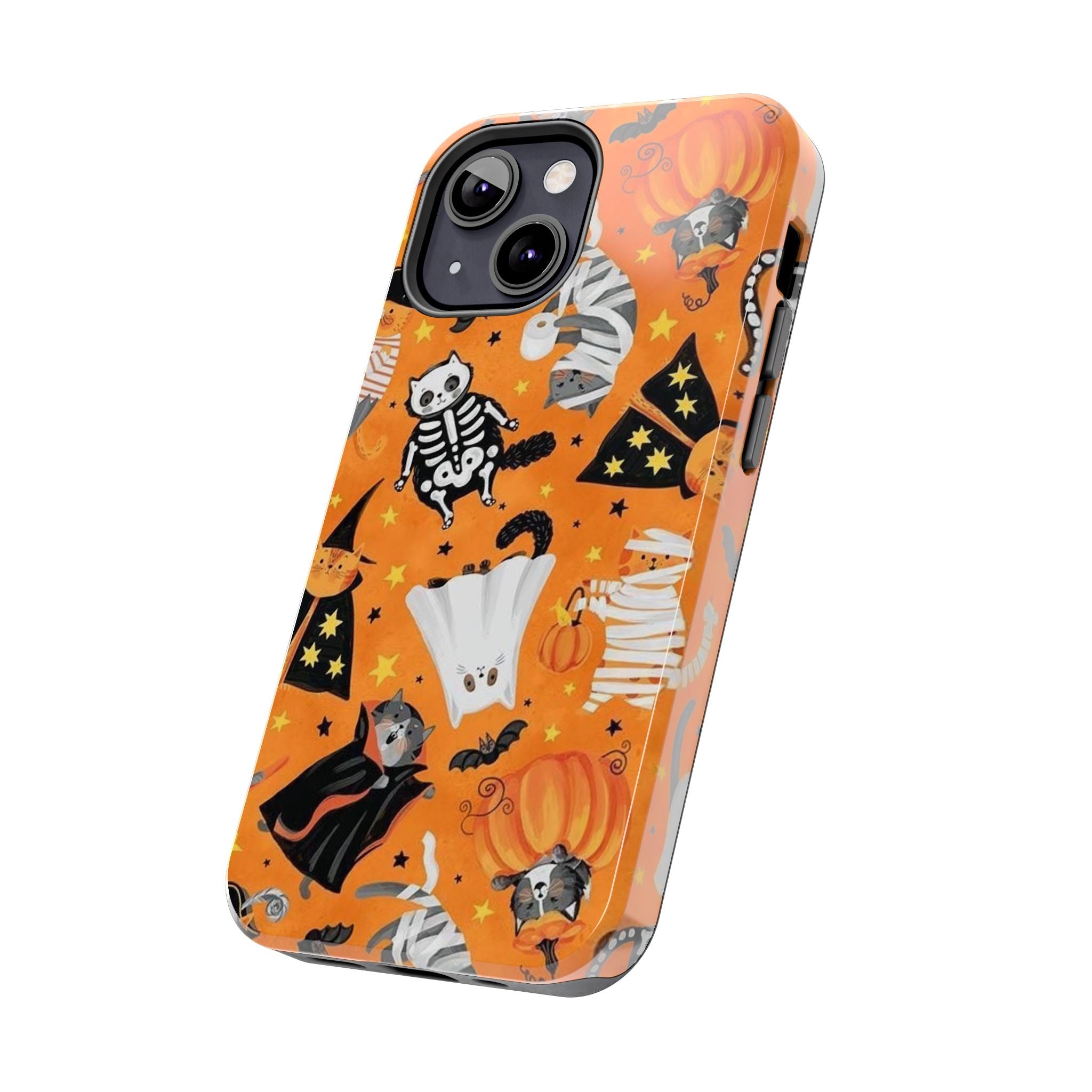 Spooky-Cat Halloween Tough Phone Case