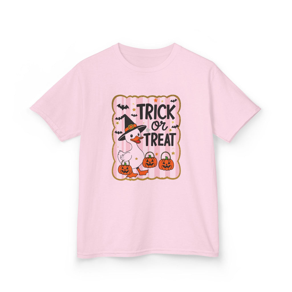 Halloween Trick or Treat Goose Girls Tee