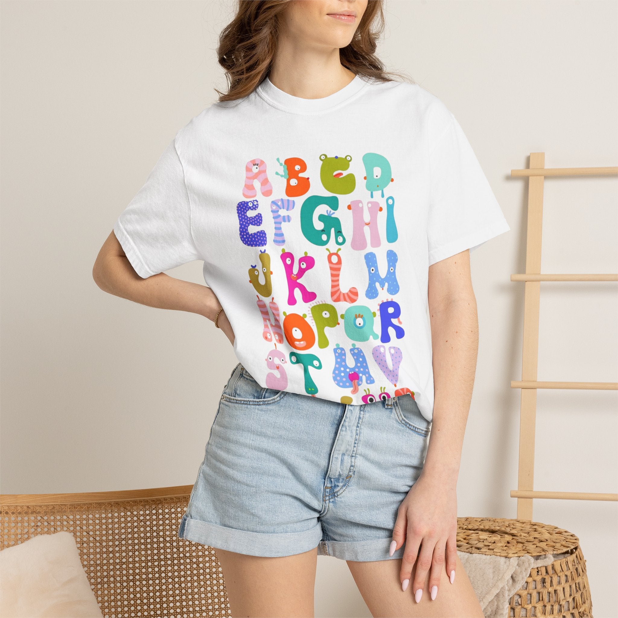 Funky Alphabet Tee