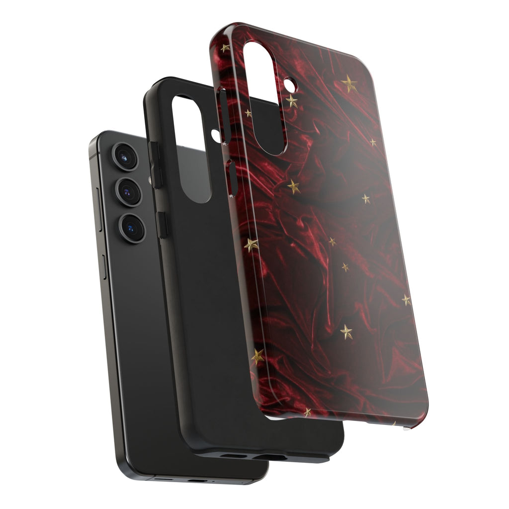 Holiday Velvet Star Tough Phone Case