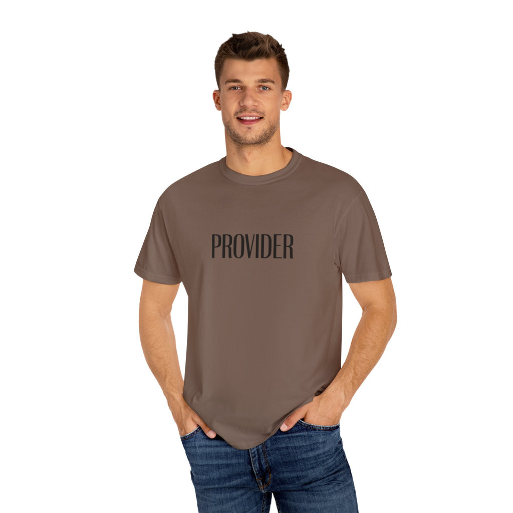 Provider Unisex Garment-Dyed T-shirt, Casual Tee