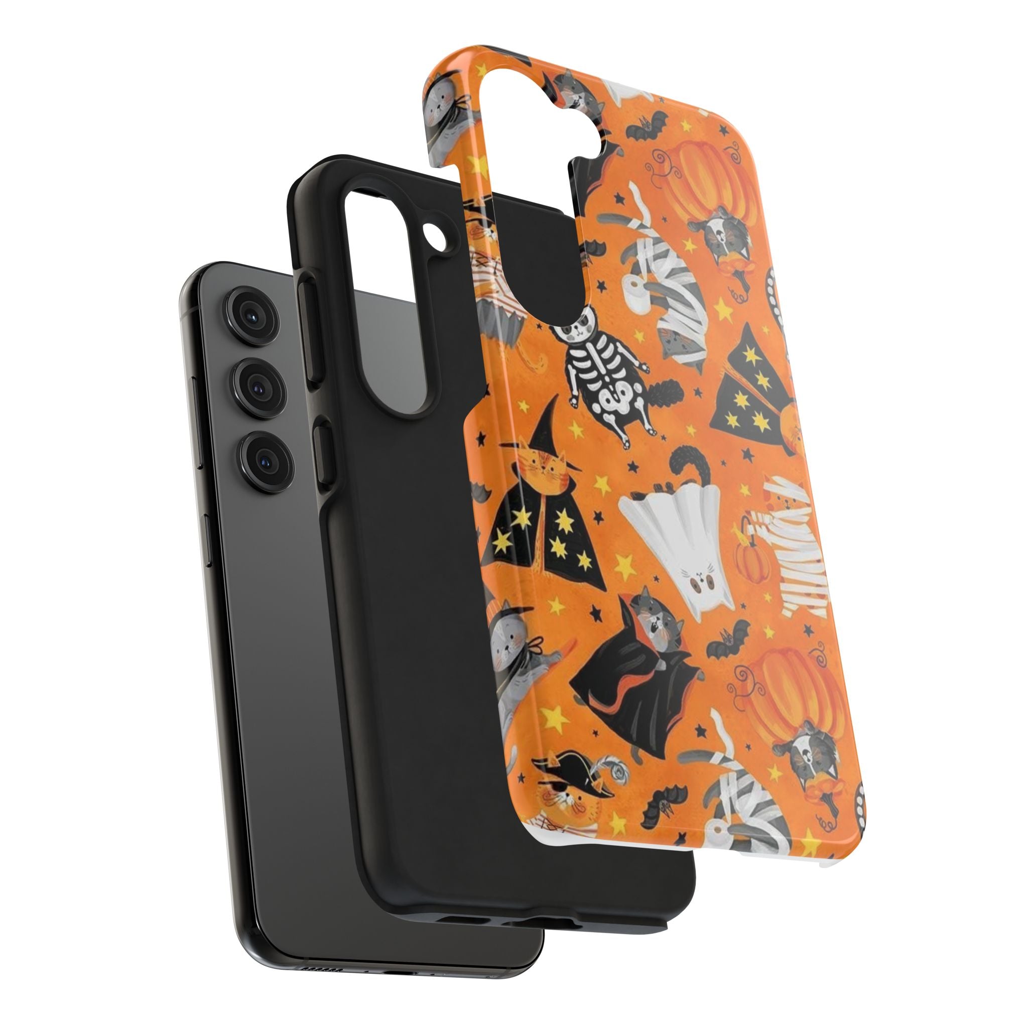 Spooky-Cat Halloween Tough Phone Case