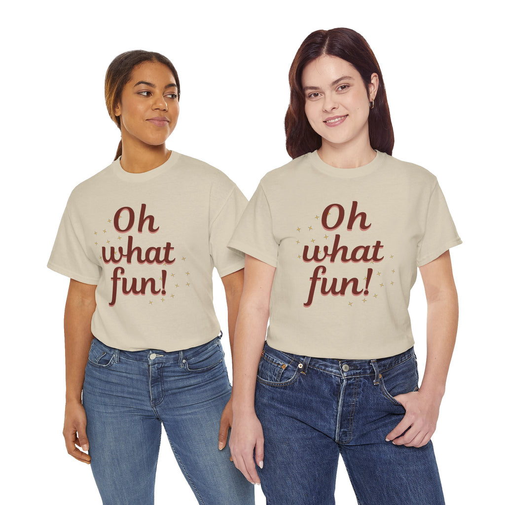 Oh What Fun Tee — Holiday Graphic Christmas T-Shirt