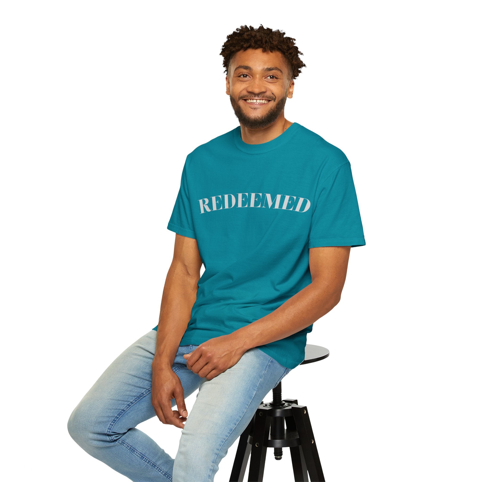 Redeemed Garment-Dyed T-Shirt, Christian Apparel
