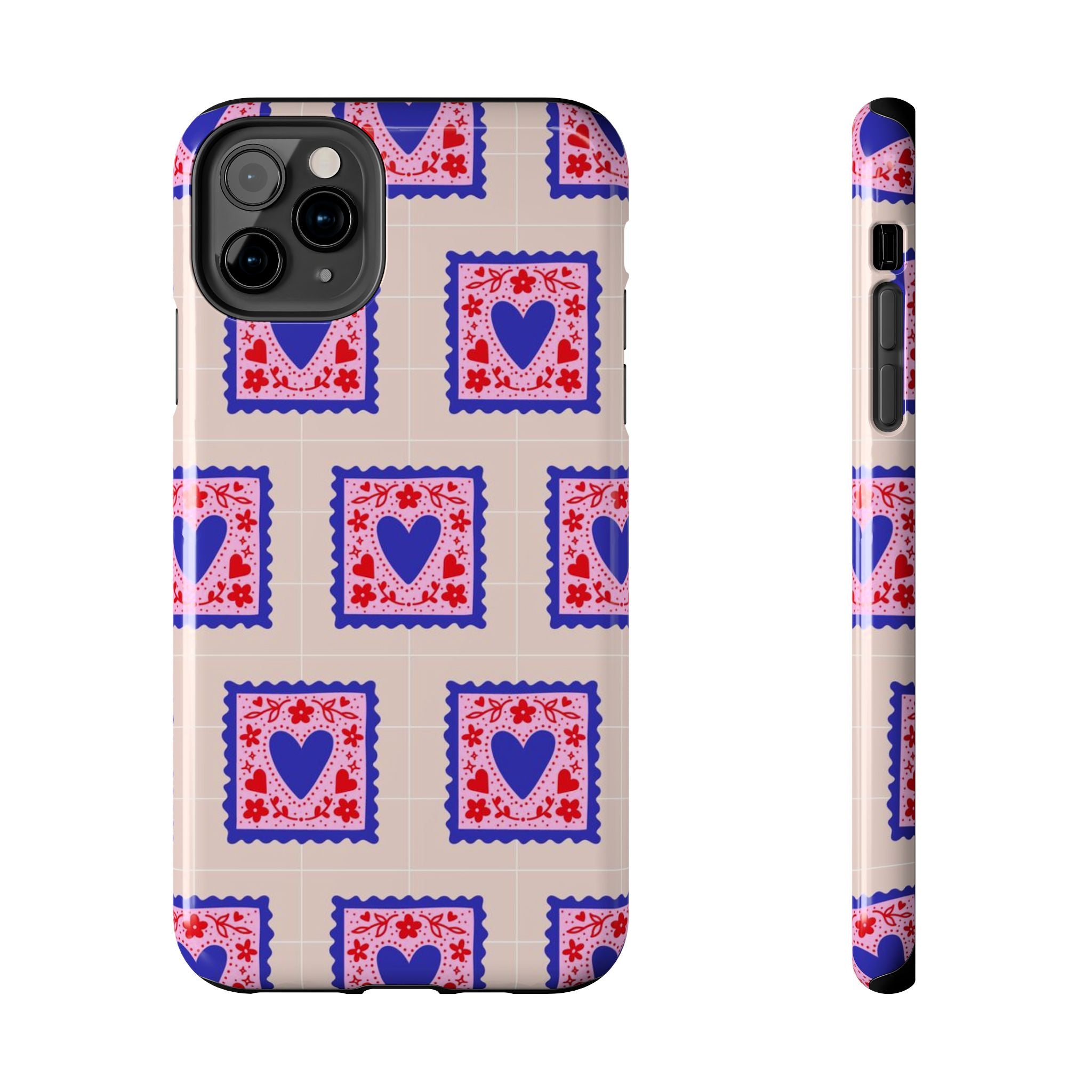 Heart Stamp Tough Phone Case