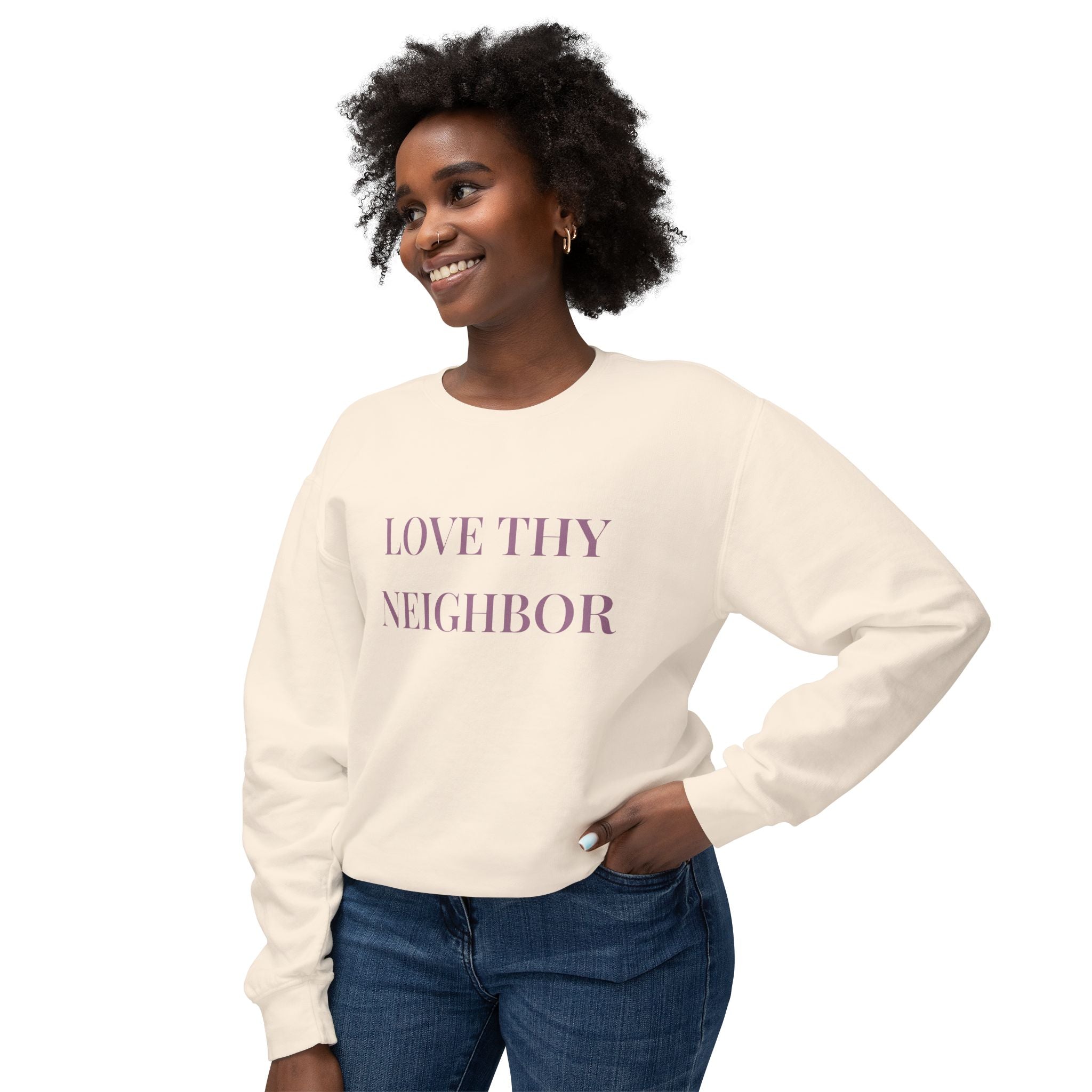 Love Thy Neighbor Crewneck Sweatshirt