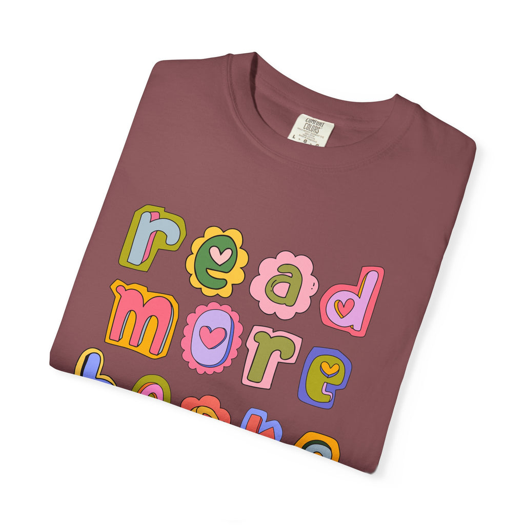 Colorful Read More Books T-Shirt