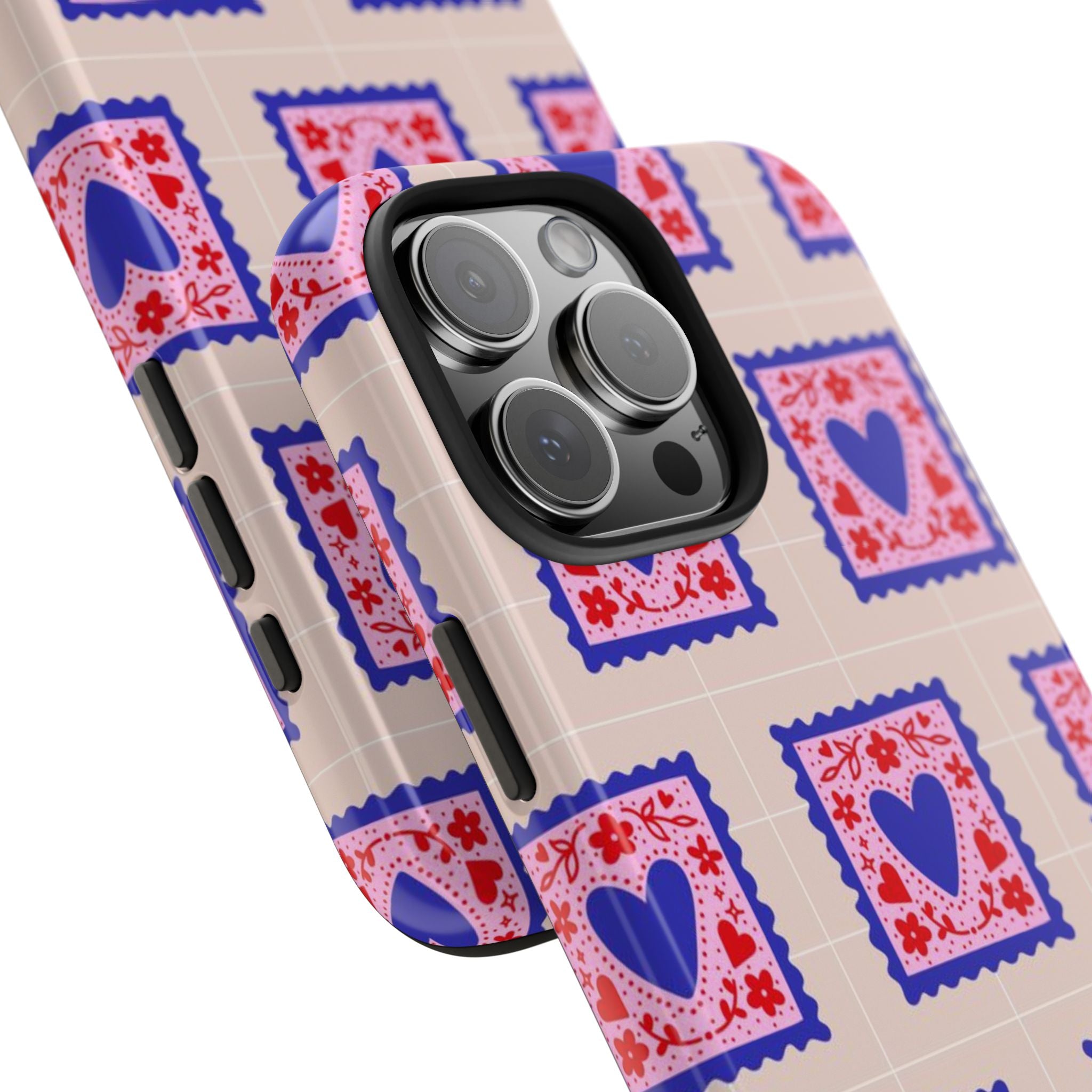 Heart Stamp Tough Phone Case
