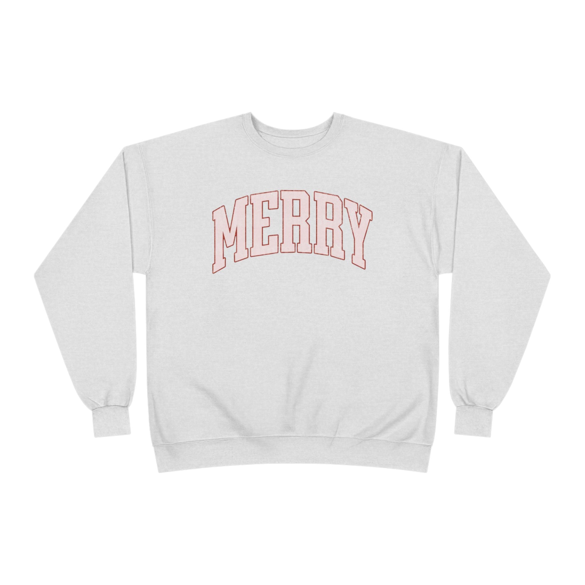 Merry Pink Crewneck Sweatshirt