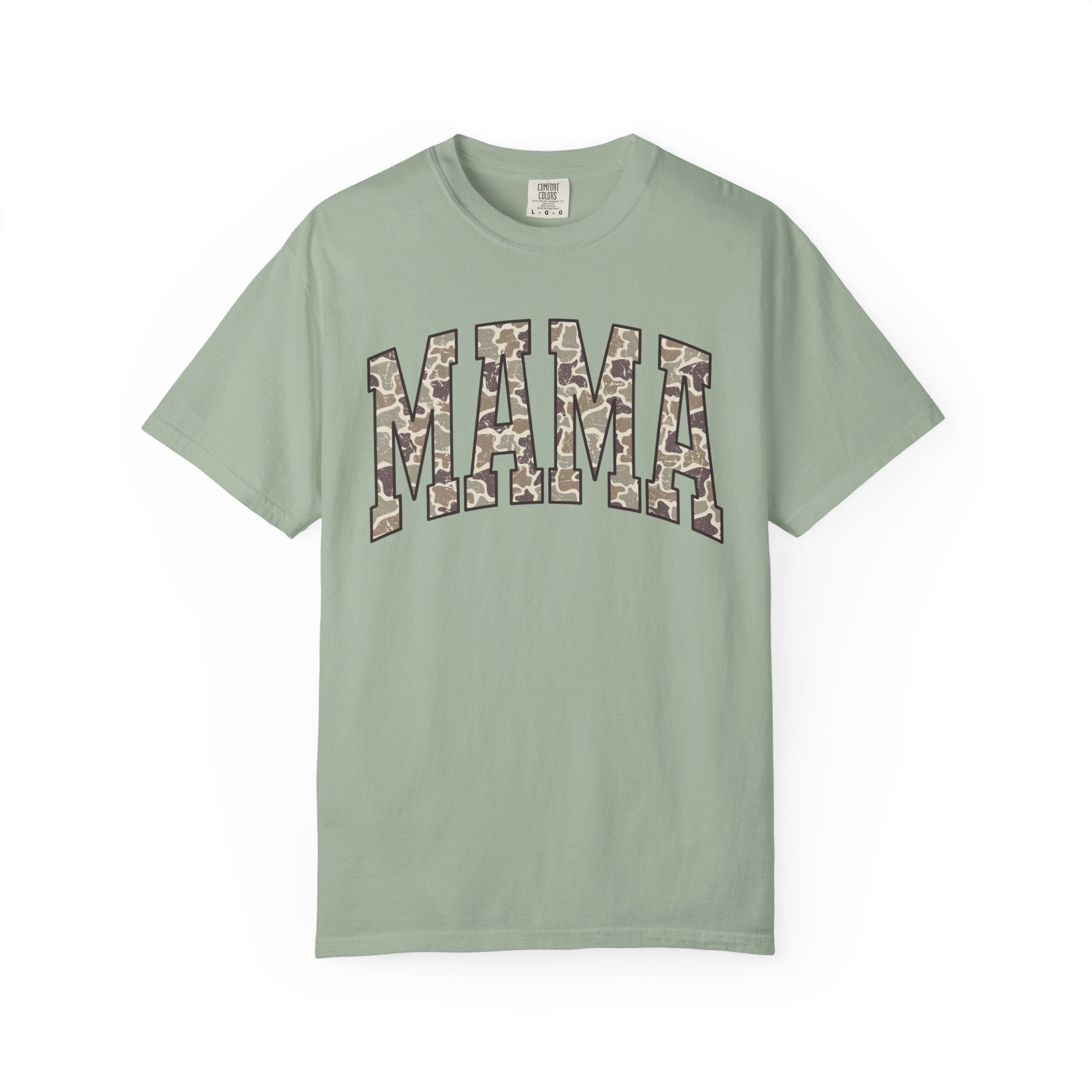 Camo Mama T-Shirt, Perfect Gift for Moms, Casual Everyday Wear, Summer Fashion, Great for Mother's Day