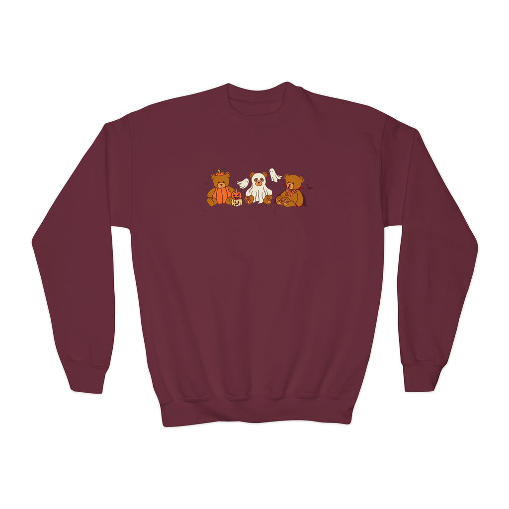 Cozy Bear Family Youth Crewneck Sweatshirt