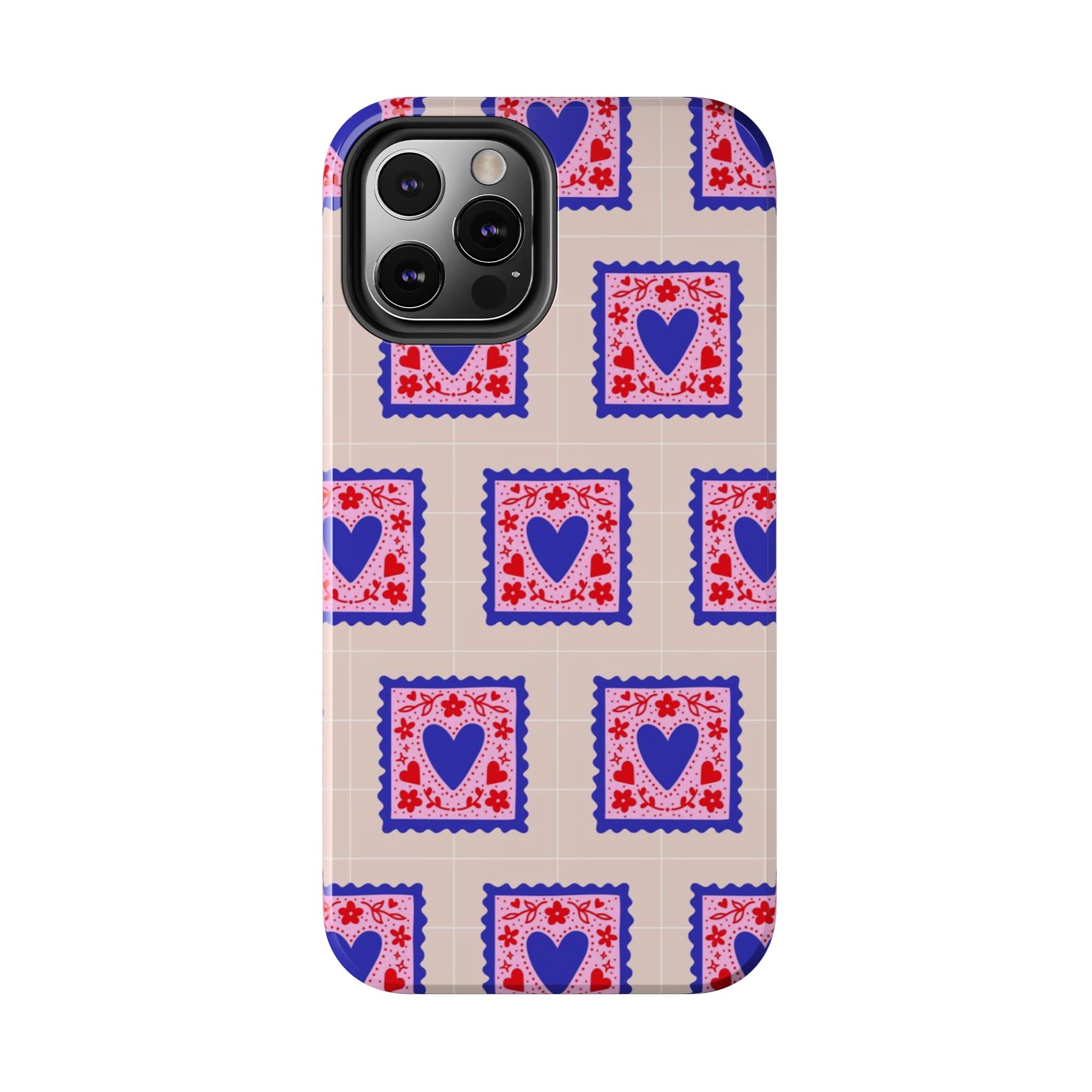 Heart Stamp Tough Phone Case