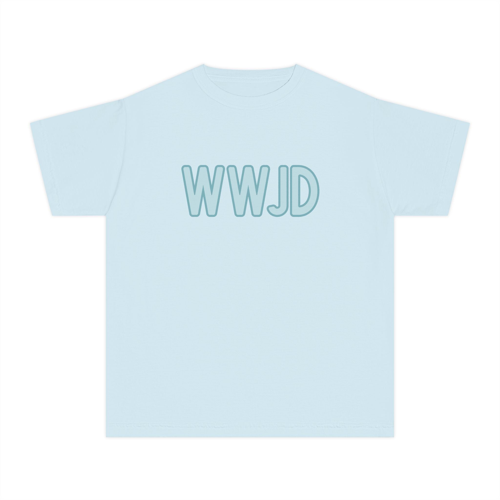 Youth WWJD Midweight Tee for Faith-Inspired Kids