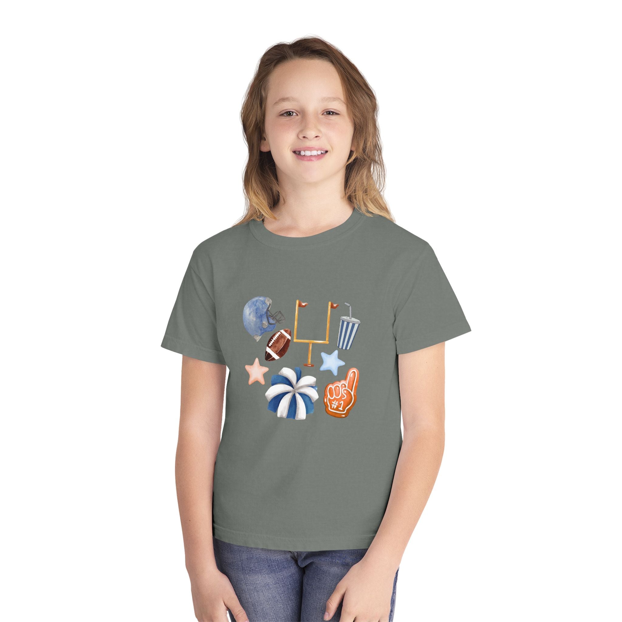 Cheerful Youth Charm Sports Tee