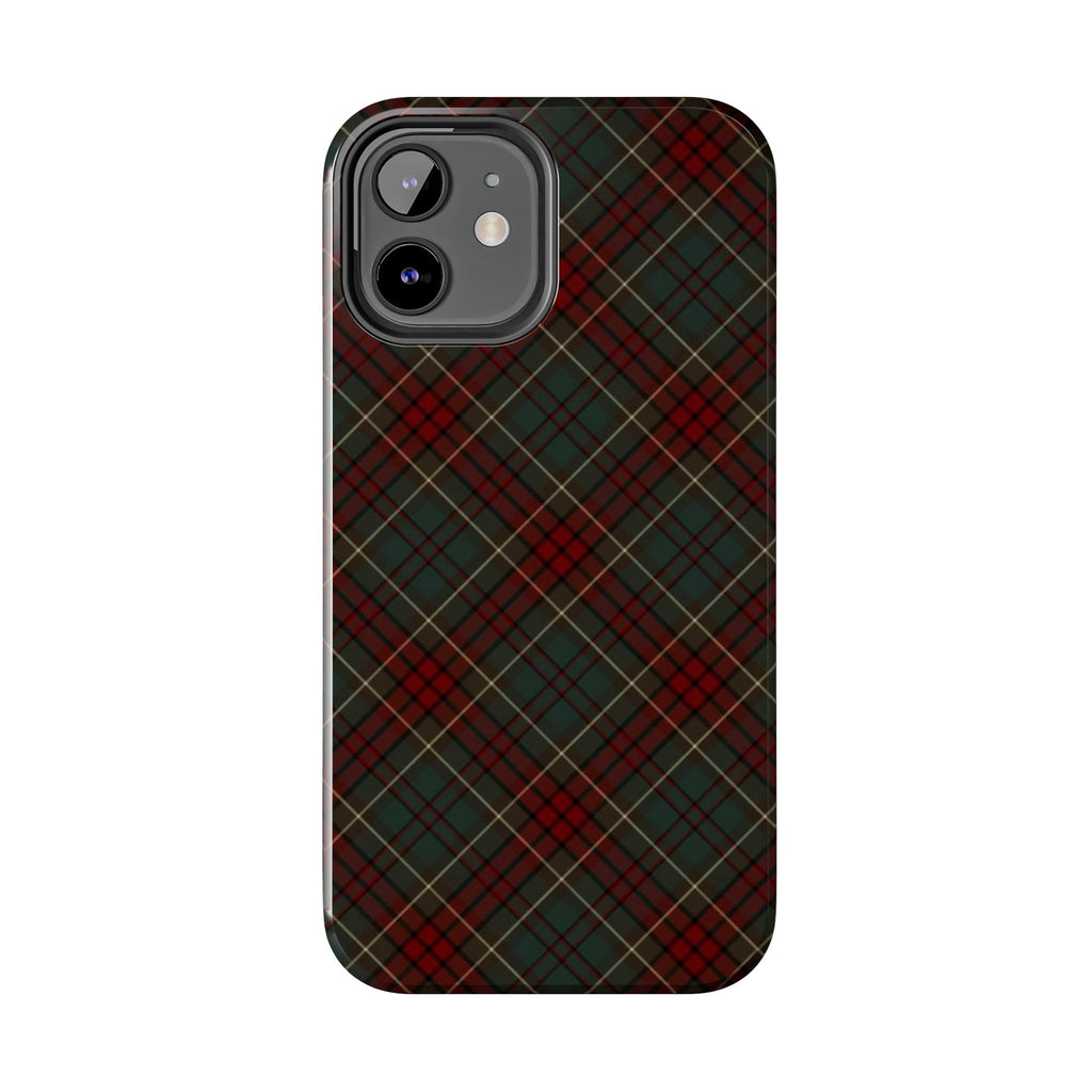 Christmas Plaid Pattern Tough Phone Case