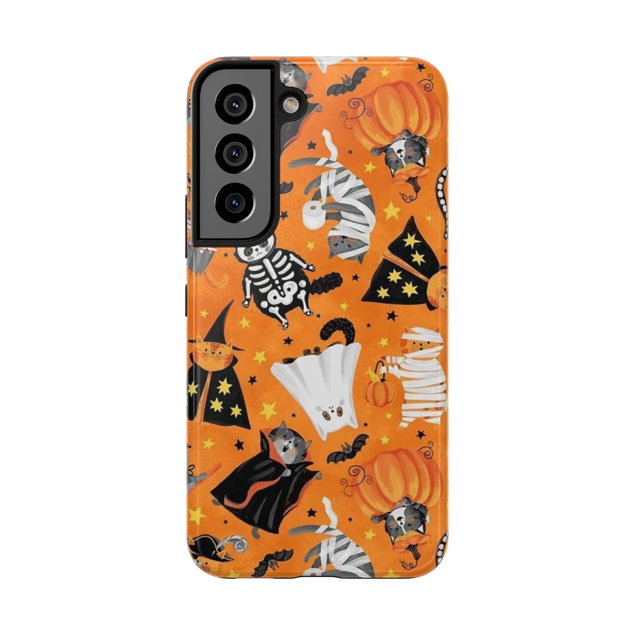 Spooky-Cat Halloween Tough Phone Case