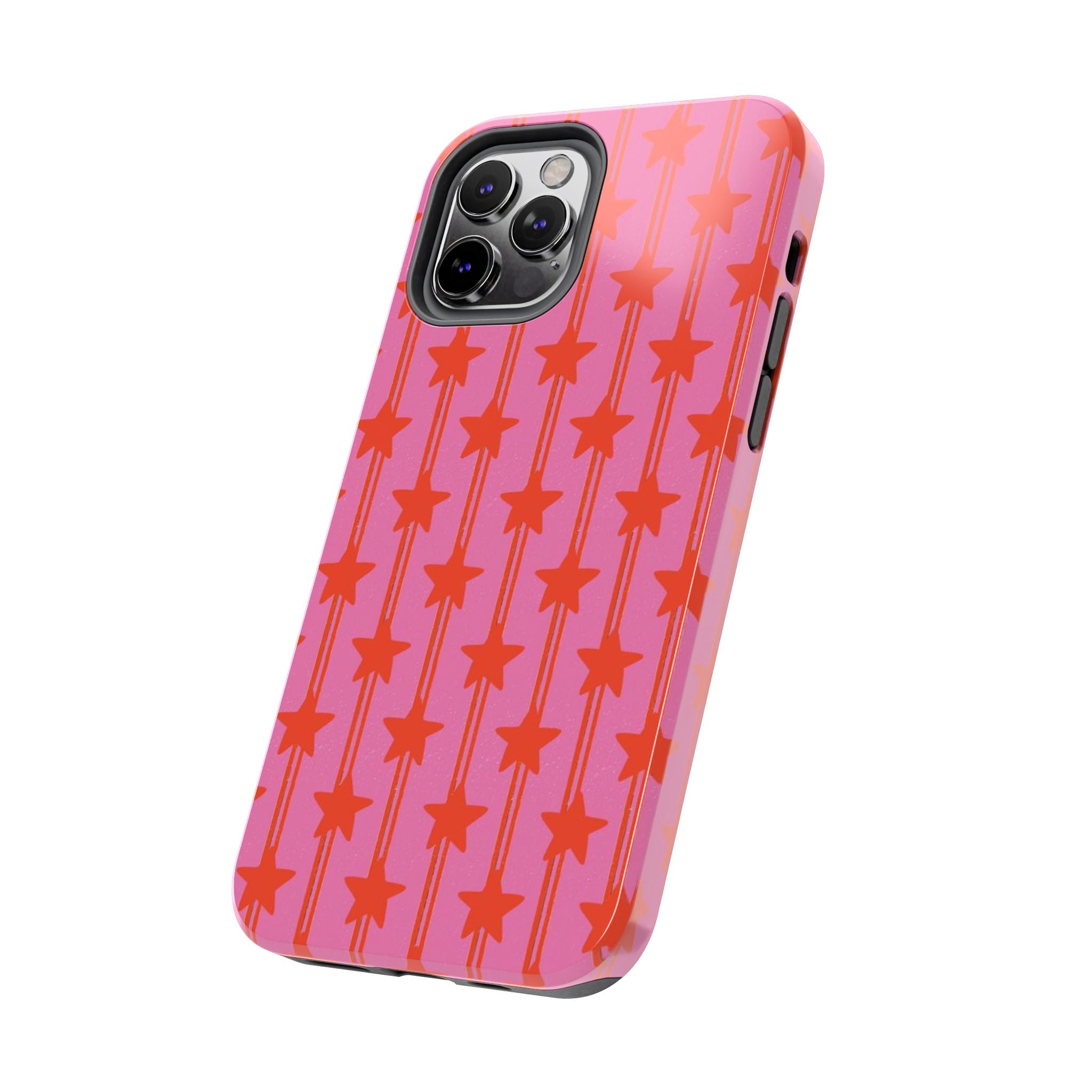 Pink Star Stripe Tough Phone Case